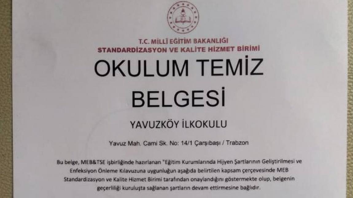 OKULUM TEMİZ BELGESİ ALDIK